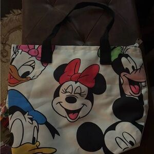 Disney Black and White Character Tote
